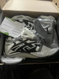 PK God Batch Balenciaga Runner White Black Gray 677402 W3RB2 9012 review 0