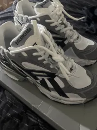 PK God Batch Balenciaga Runner White Black Gray 677402 W3RB2 9012 review 1