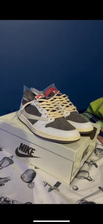 PK God Batch Air Jordan 1 Retro Low OG SP Travis Scott Reverse Mocha DM7866-162  review Keegan Raymond 02