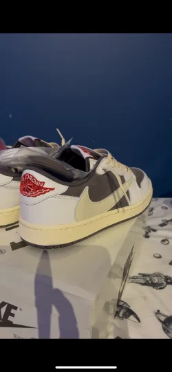 PK God Batch Air Jordan 1 Retro Low OG SP Travis Scott Reverse Mocha DM7866-162  review Keegan Raymond 04
