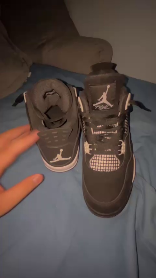 PK God Batch Air Jordan 4 White Thunder FQ8138-001 review K*** 01