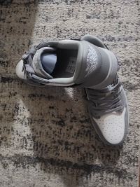 PK God Batch Dior x Air Jordan 1 Low Wolf Grey CN8608-002 review 0
