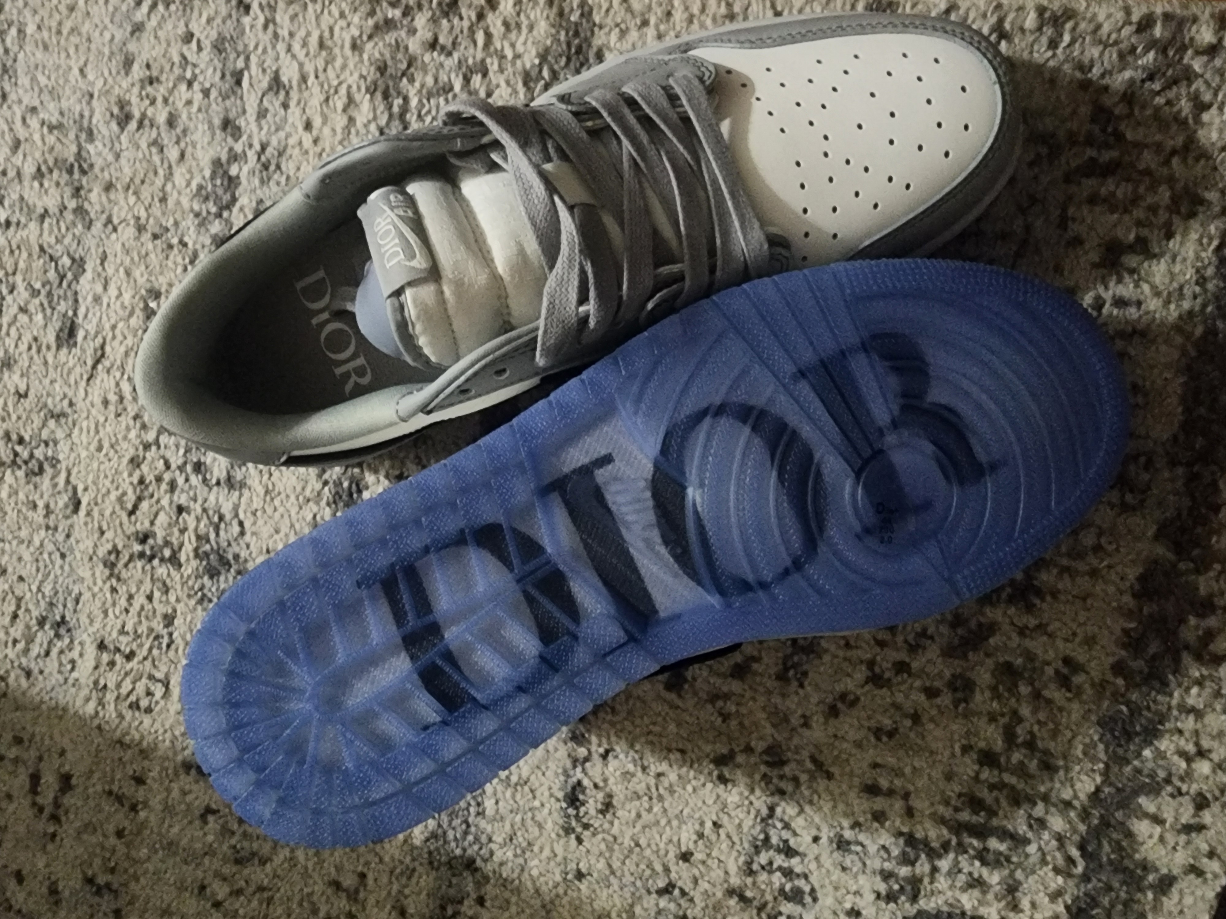 PK God Batch Dior x Air Jordan 1 Low Wolf Grey CN8608-002 review Dayne 01