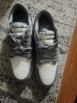 PK God Batch Dior x Air Jordan 1 Low Wolf Grey CN8608-002 review Dayne 03