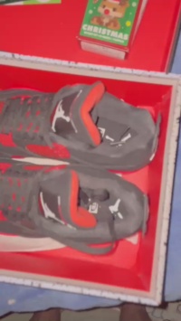 PK God Batch Air Jordan 4 Red Thunder CT8527-016 review B*** 01