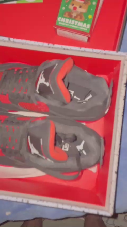 PK God Batch Air Jordan 4 Red Thunder CT8527-016 review B*** 00