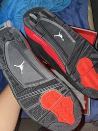 PK God Batch Air Jordan 4 Red Thunder CT8527-016 review 5