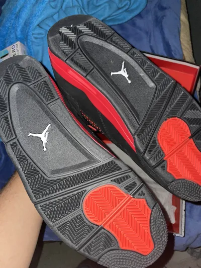 PK God Batch Air Jordan 4 Red Thunder CT8527-016 review B*** 05