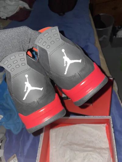 PK God Batch Air Jordan 4 Red Thunder CT8527-016 review B*** 04