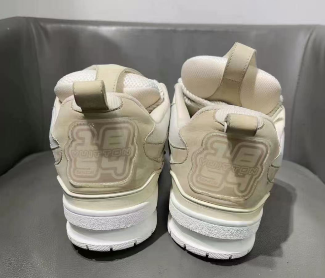 PK God Batch LOUIS VUITTON Skate Sneaker Beige White  review JESSICA WALL 02