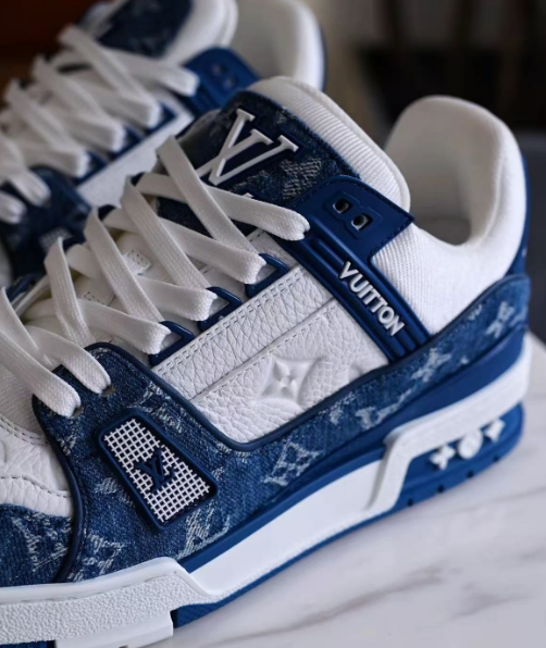 PK God Batch LOUIS VUITTON Trainer Cowboy Blue FD0291 review Juan Santiago 01