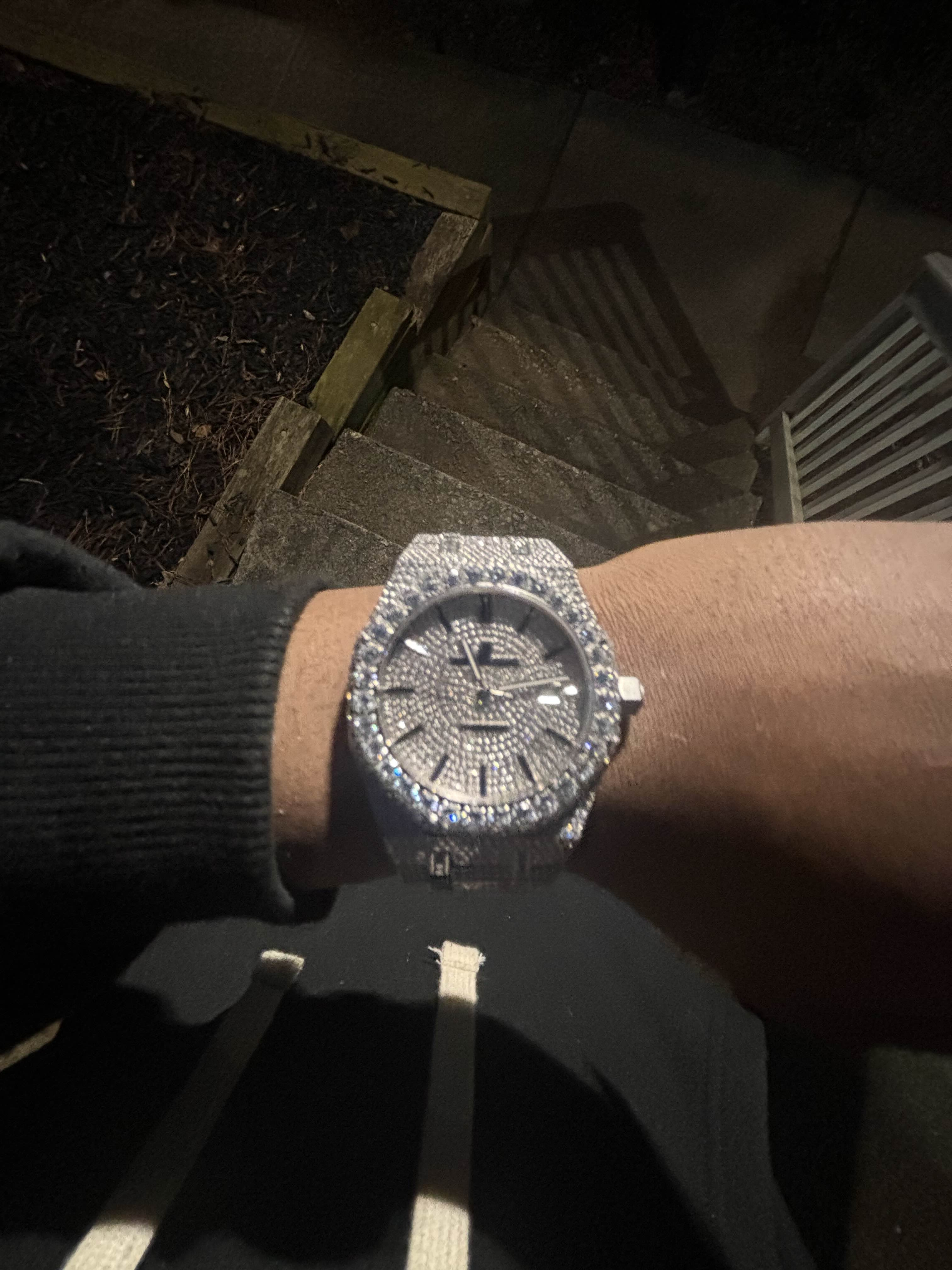 Audemars Piguet VVS Moissanite Watch 41mm review M*** 01