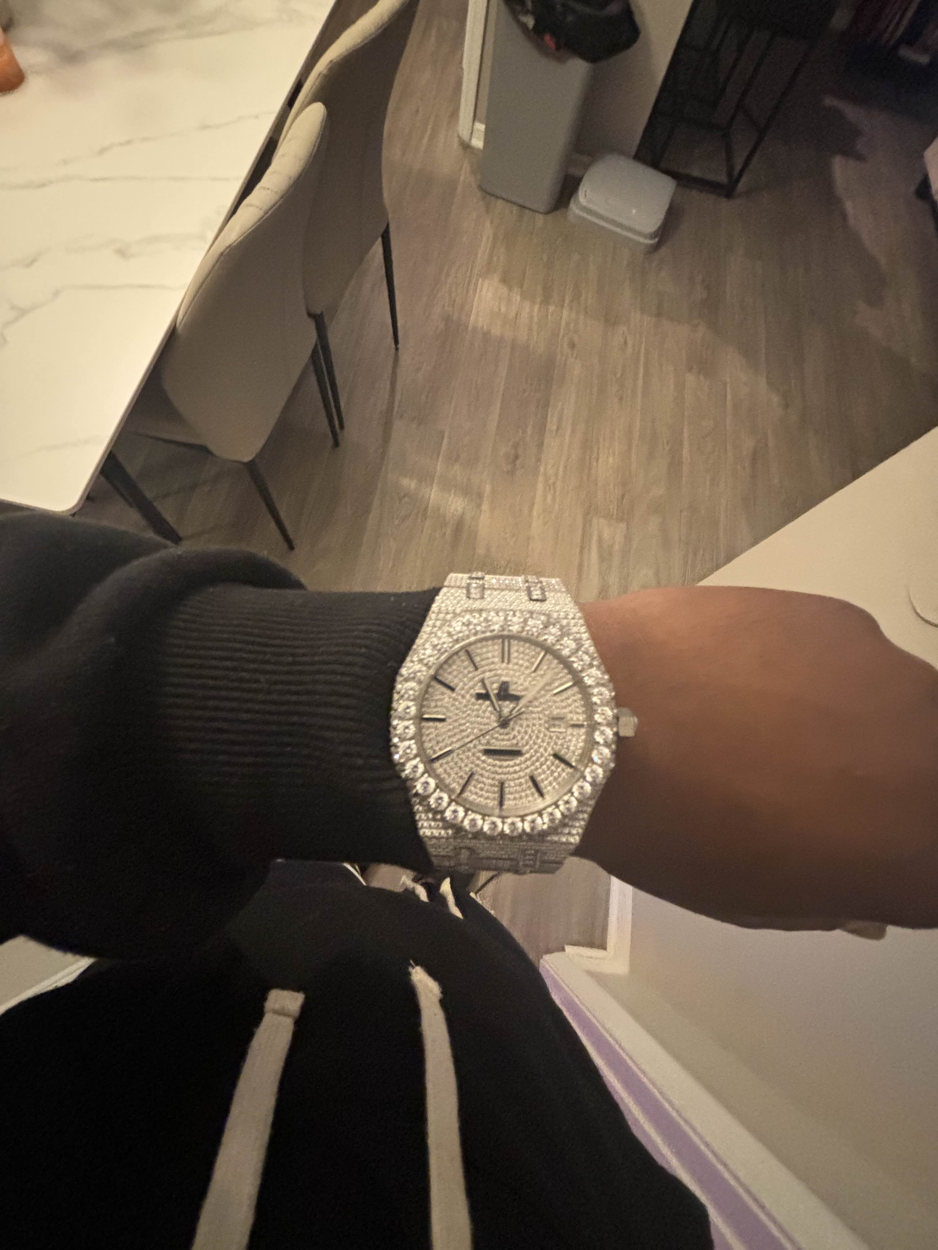 Audemars Piguet VVS Moissanite Watch 41mm review M*** 02