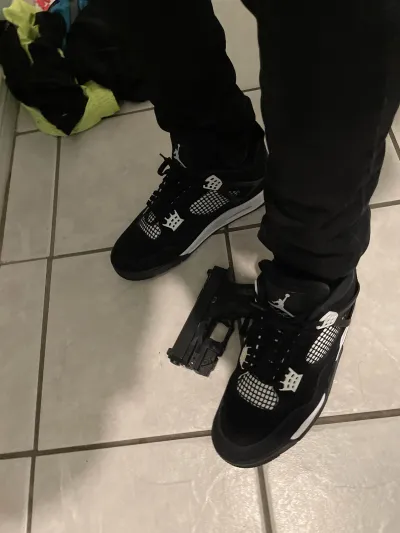 PK God Batch Air Jordan 4 White Thunder FQ8138-001 review W***