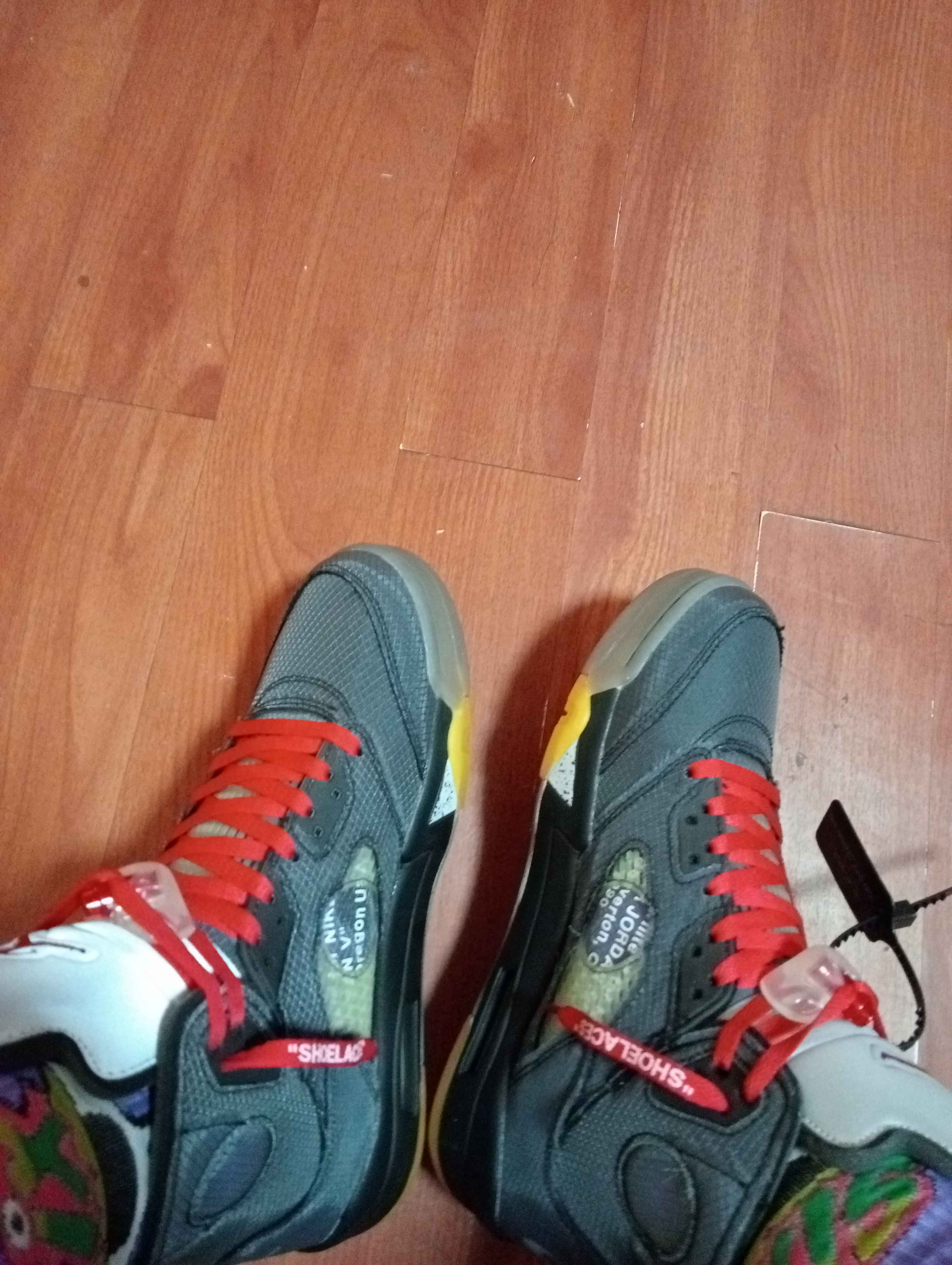 PK God Batch Air Jordan 5 Retro Off-White Black CT8480-001 review C*** 02