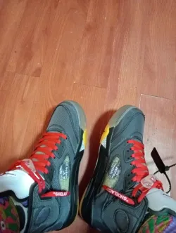 PK God Batch Air Jordan 5 Retro Off-White Black CT8480-001 review C*** 02