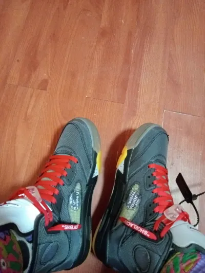 PK God Batch Air Jordan 5 Retro Off-White Black CT8480-001 review C*** 01