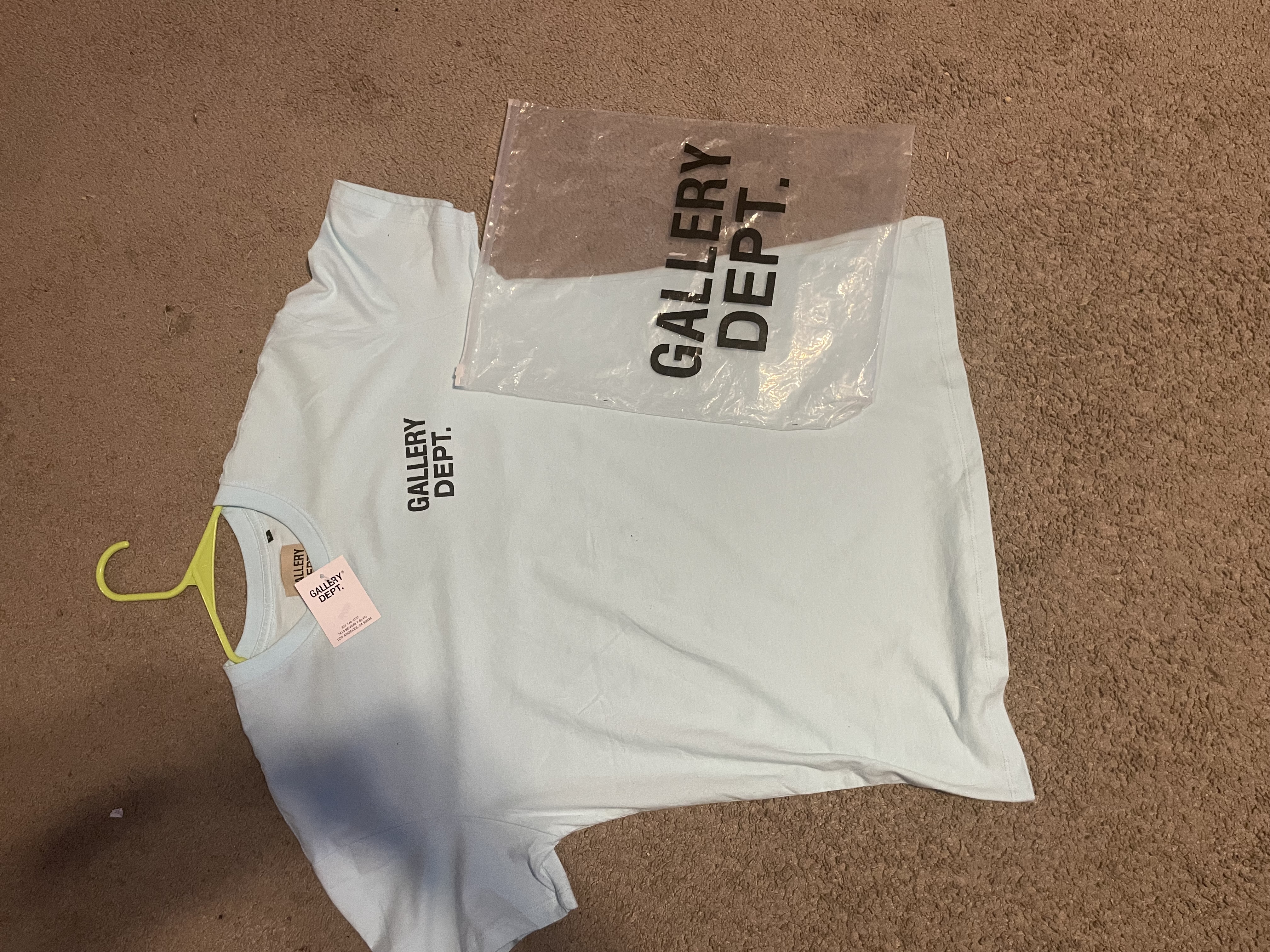 GALLERY DEPT  T-SHIRT BLUE review Ty