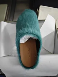 Marni Long hair Calfskin Fussbett Sabot Green SBMR000600P412200V38 review 0