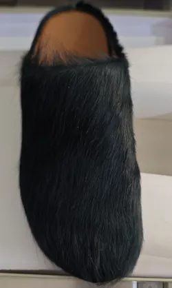 Marni Long hair Calfskin Fussbett Sabot Black SBMR000600P412200N99 review Reece Mcgivan