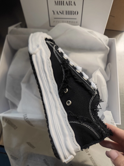 PK God Batch Maison MIHARA YASUHIRO Men's Hank Low Sneakers Black review 