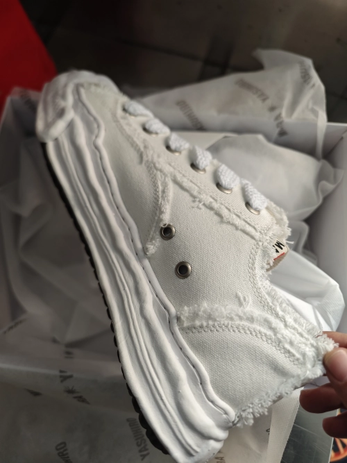 PK God Batch Maison MIHARA YASUHIRO Men's Hank Low Sneakers White review 