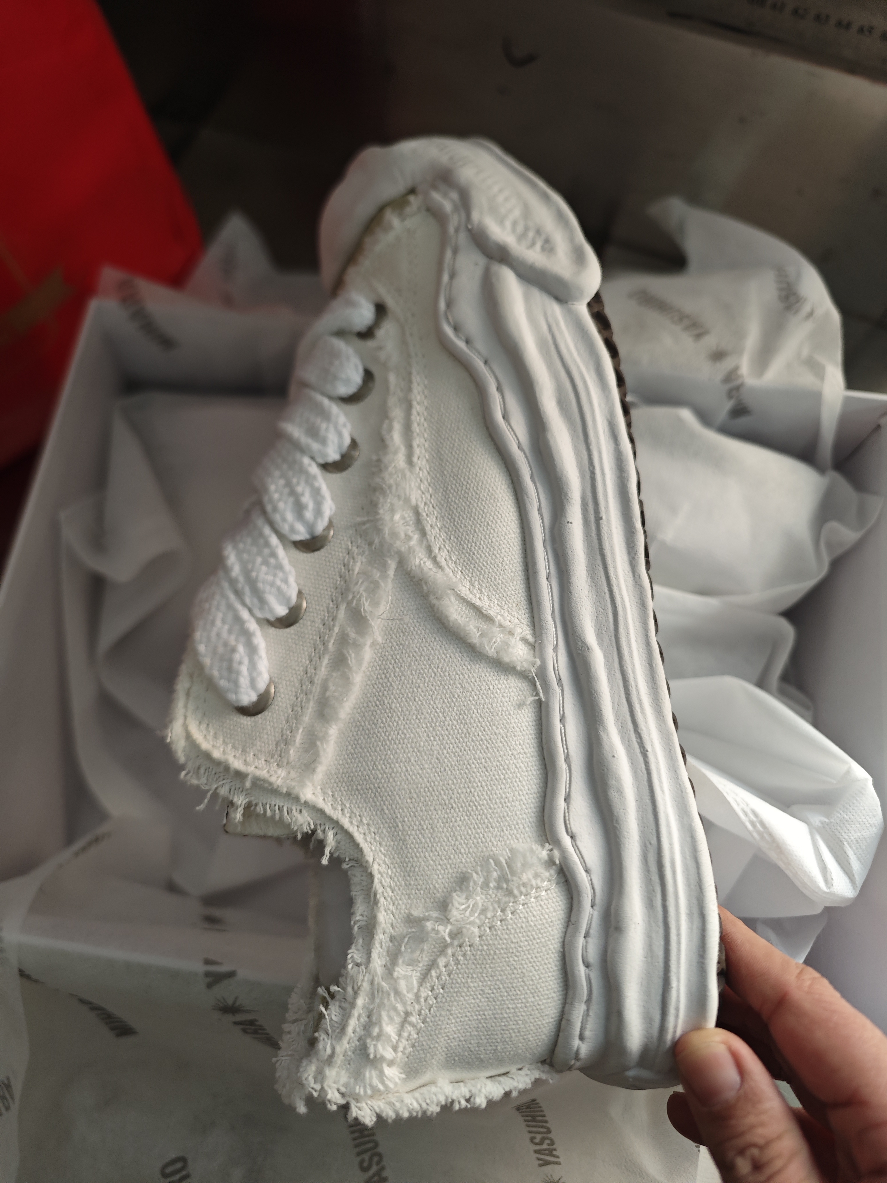 PK God Batch Maison MIHARA YASUHIRO Men's Hank Low Sneakers White review Enzo Devani 02