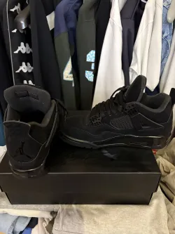 PK God Batch Air Jordan 4 Black Cat CU1110-010 review Luca 
