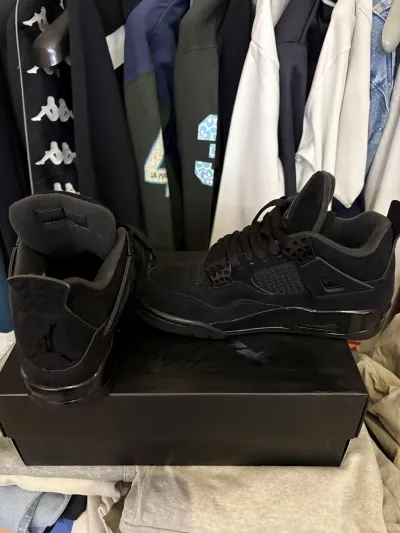 PK God Batch Air Jordan 4 Black Cat CU1110-010 review Luca 