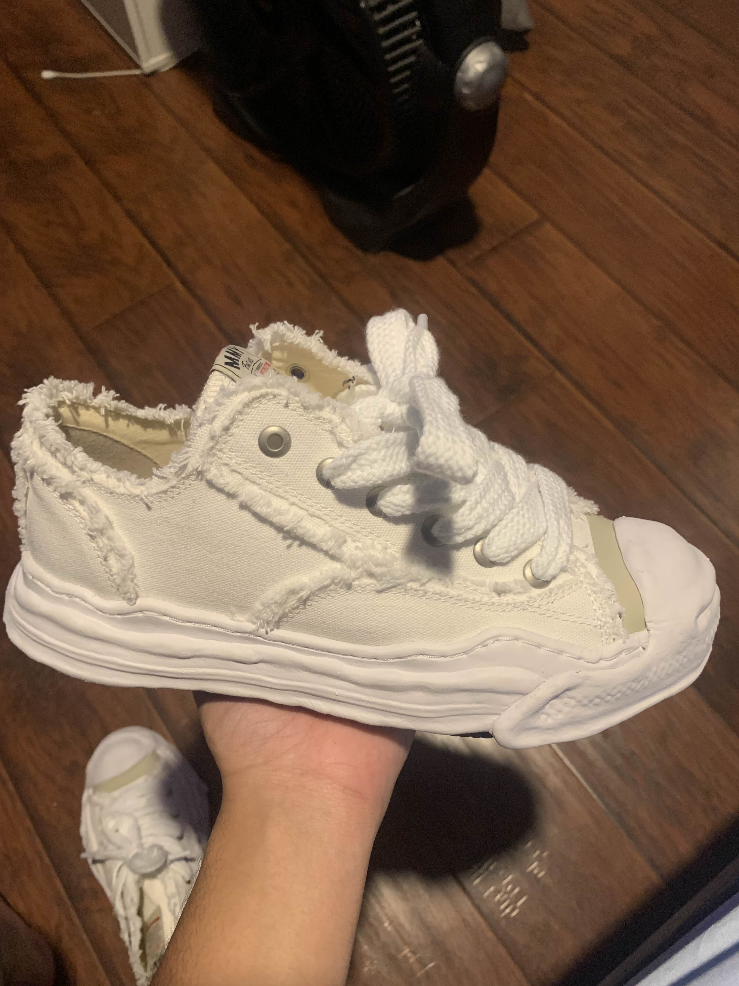 PK God Batch Maison MIHARA YASUHIRO Men's Hank Low Sneakers White review L*** 03