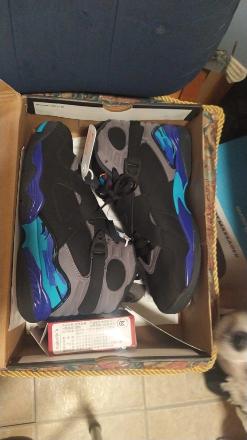 PK God Batch Air Jordan 8 “Aqua” 305381-025 review 