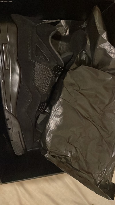 PK God Batch Air Jordan 4 Black Cat CU1110-010 review Sam 00