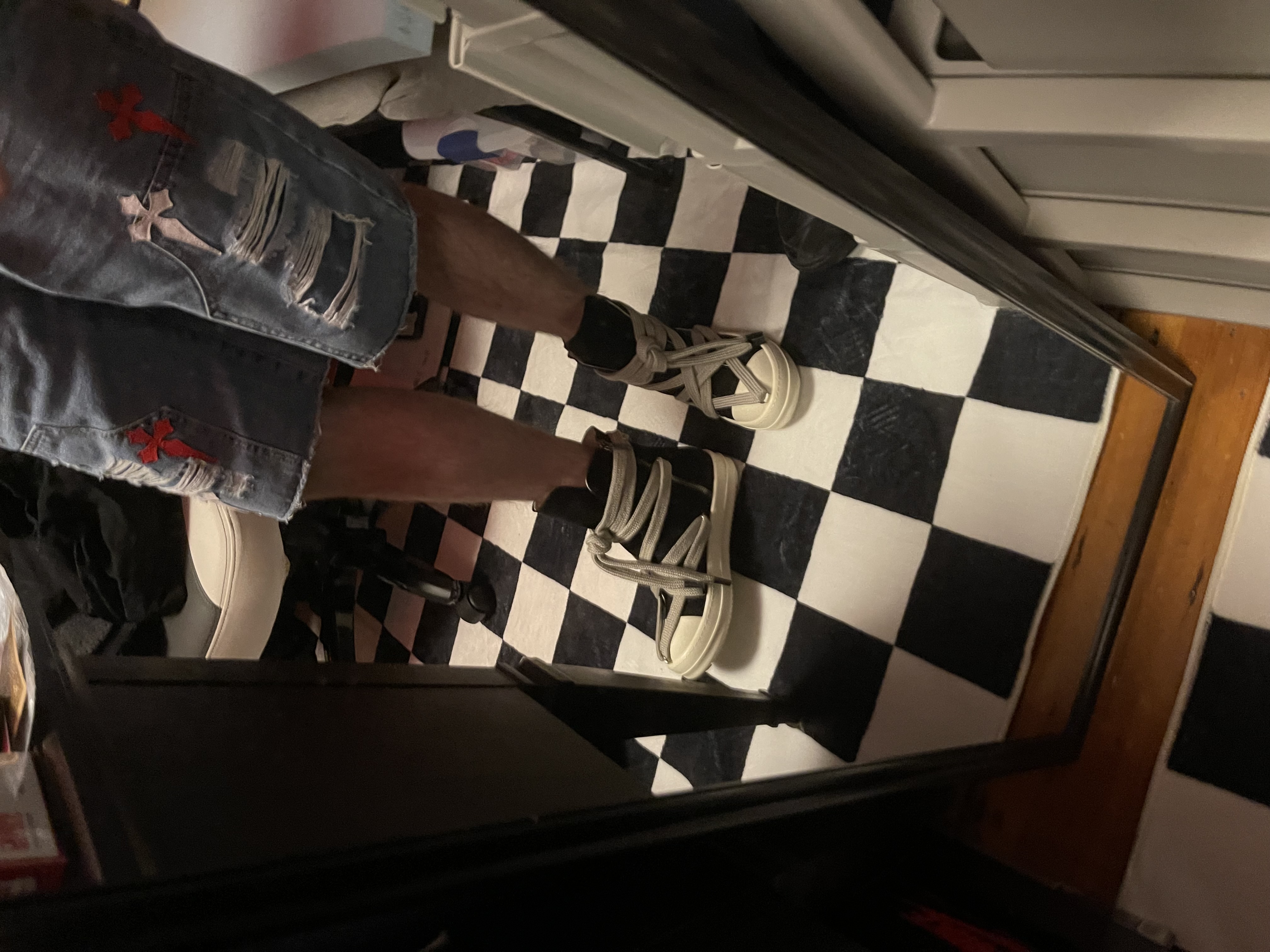 PK God Batch Rick Owens DRKSHDW Luxor Hexa High 'Black review Cooper 04