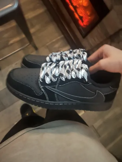 【Flash Sale】Air Jordan 1 Retro Low OG SP Travis Scott Black Phantom DM7866-001 review Adam 00