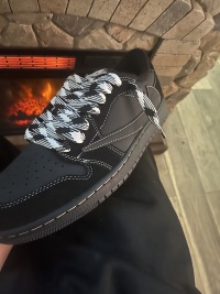 【Flash Sale】Air Jordan 1 Retro Low OG SP Travis Scott Black Phantom DM7866-001 review 5