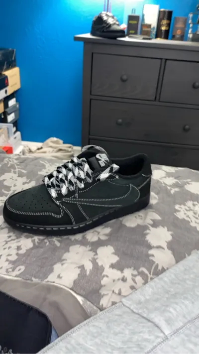 【Flash Sale】Air Jordan 1 Retro Low OG SP Travis Scott Black Phantom DM7866-001 review Nettspned 00