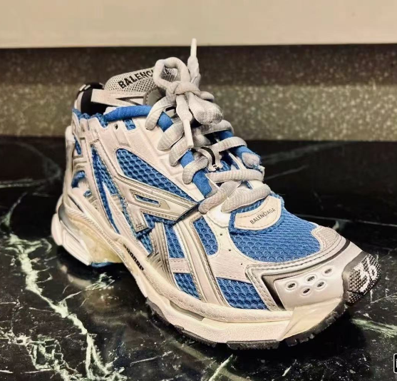 PK God Batch Balenciaga Runner White Blue review Mekides Warga
