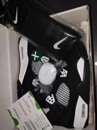 PK God Batch Air Jordan 4 White Thunder FQ8138-001 review 0