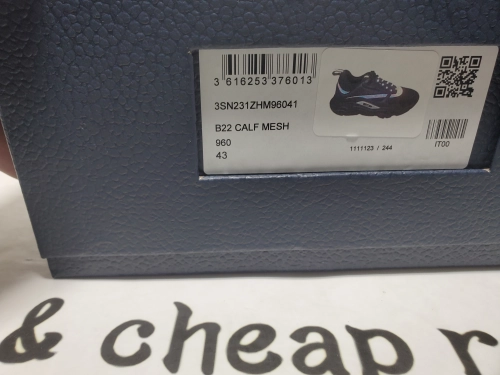 PK God Batch Dior B22 Sneakers Black Laser Reflective review 