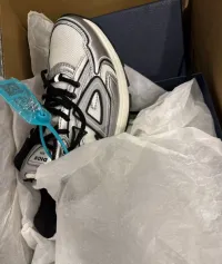 PK God Batch Dior Light Grey 'B30' Sneakers Black Silver 3SN279 ZMA1 6141 review 0