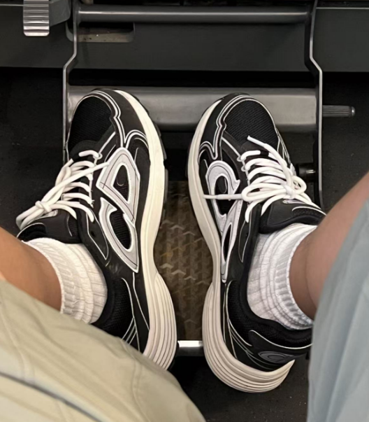 PK God Batch Dior Light Grey 'B30' Sneakers Black Coffee Color 3SN279ZND-H969 review David Osorio