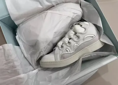 Lanvin Curb Sneaker Grey/White review G***