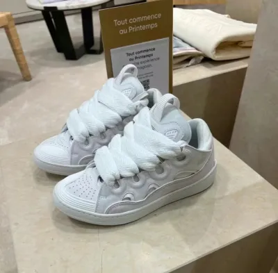 Lanvin Curb Sneaker Grey/White review D***