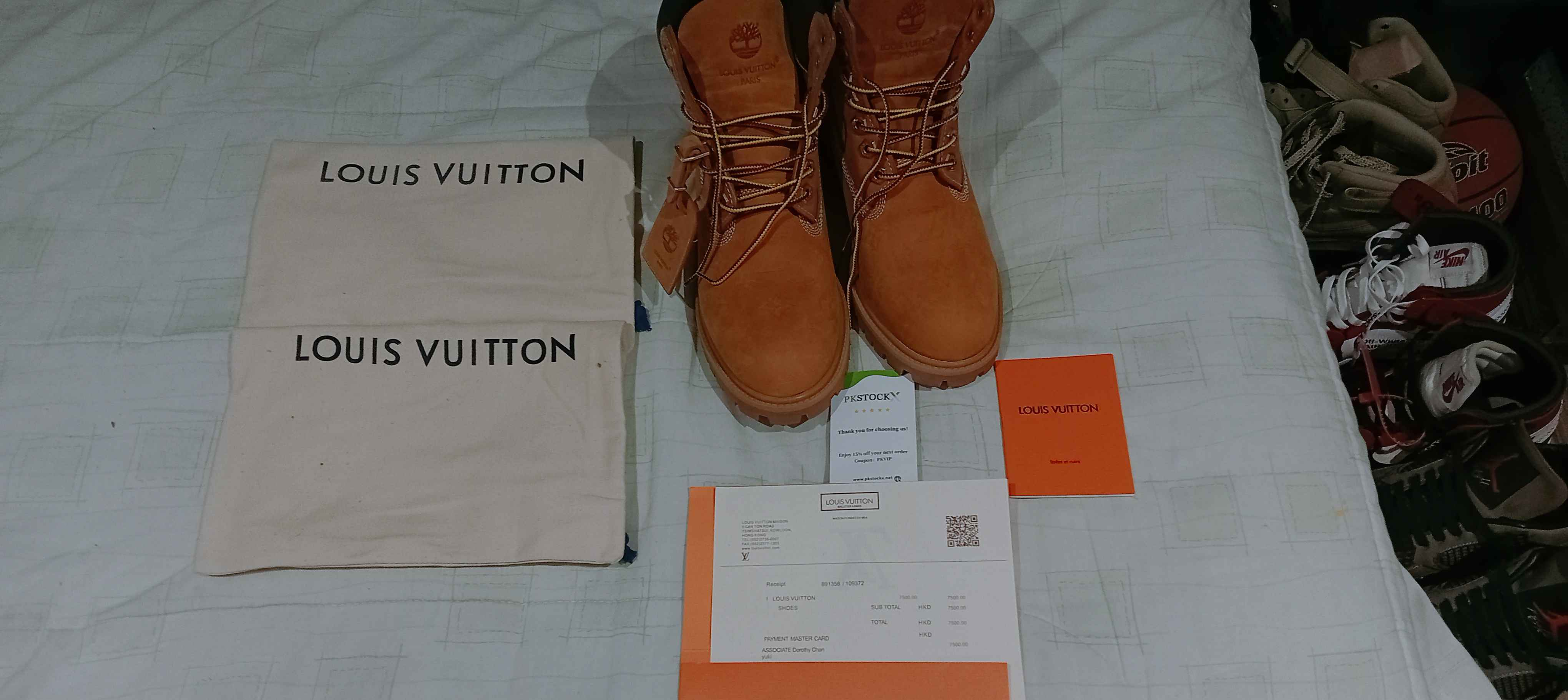 LOUIS VUITTON x Timberland 6-In Ankle Boot Brown review C*** 00
