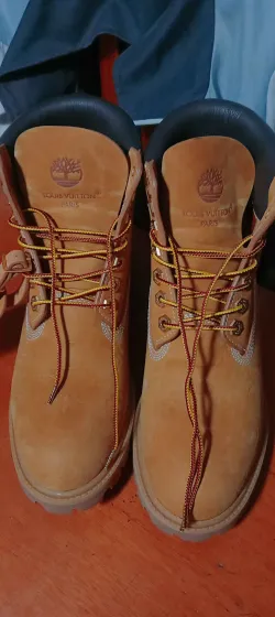 LOUIS VUITTON x Timberland 6-In Ankle Boot Brown review C*** 04