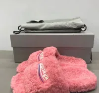 Balenciaga Furry Slide Pink review 0