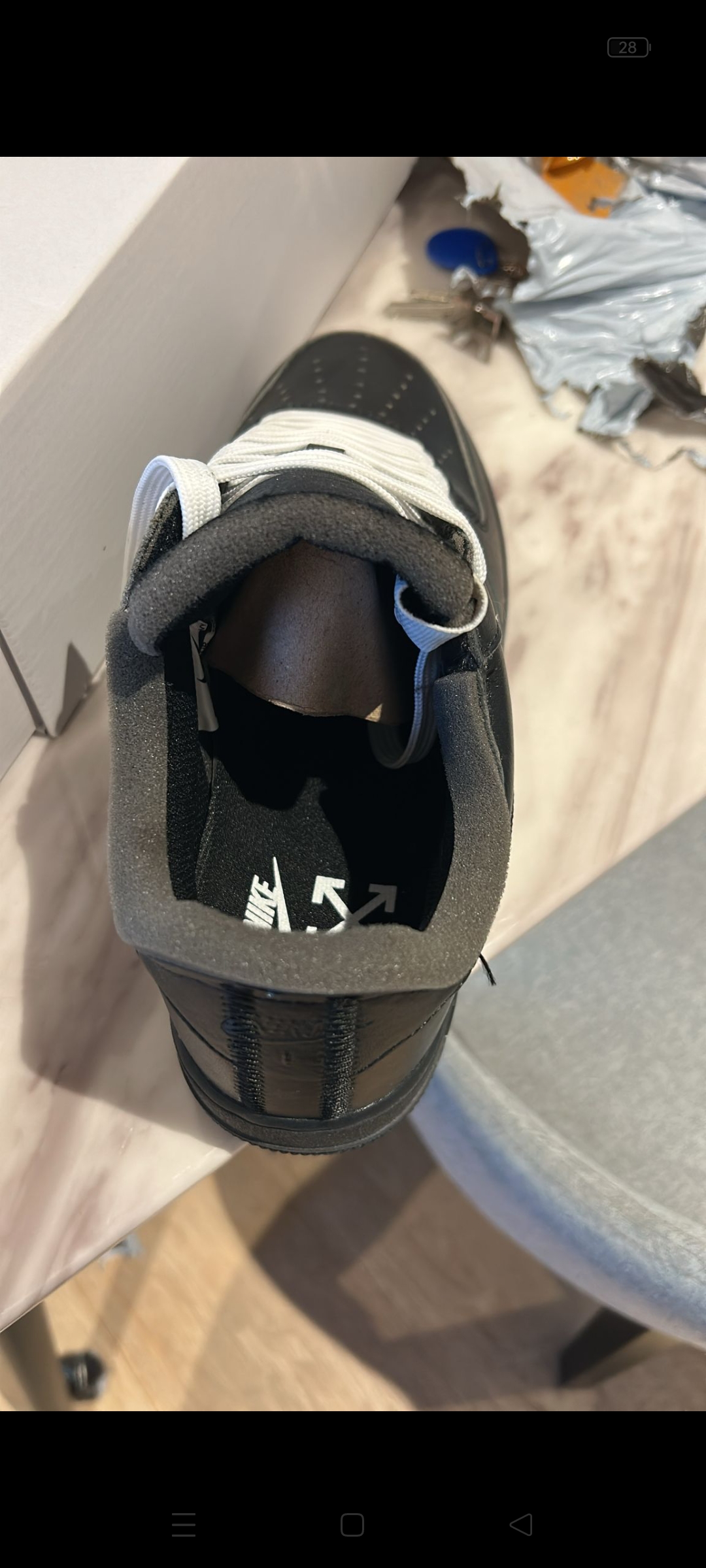 PK God Batch Nike Air Force 1 '07 Virgil x MoMA (With Socks) AV5210-001 review Alp 01