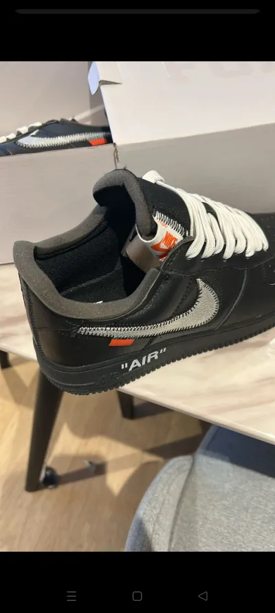 PK God Batch Nike Air Force 1 '07 Virgil x MoMA (With Socks) AV5210-001 review Alp 02