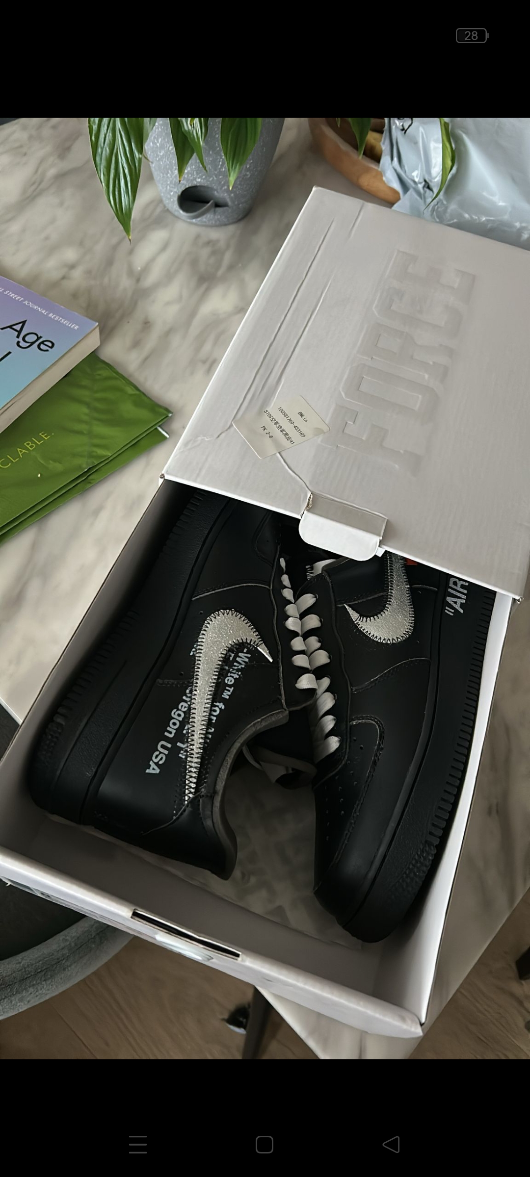 PK God Batch Nike Air Force 1 '07 Virgil x MoMA (With Socks) AV5210-001 review Alp 02