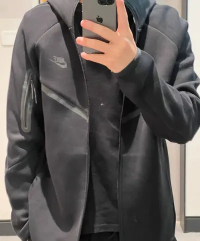 Nike Sportswear Tech Fleece Full-Zip Hoodie & Joggers Set Black review King Namegabe 01